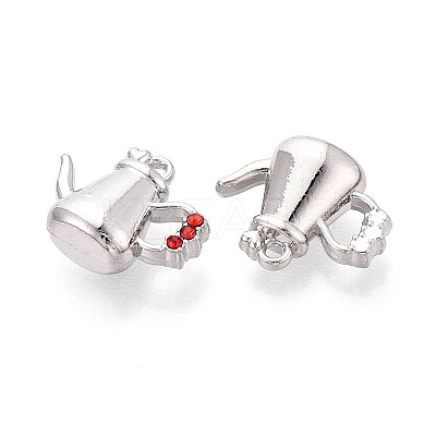 Rack Plating Alloy Rhinestone Pendants PALLOY-N181-22P-1