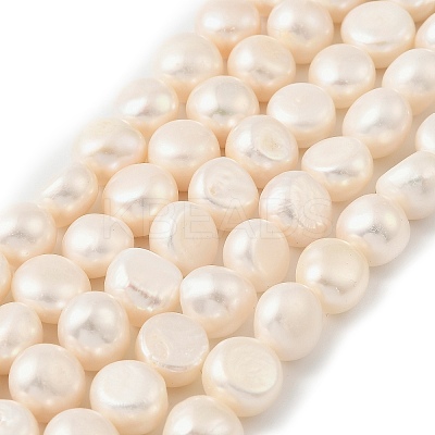Natural Cultured Freshwater Pearl Beads Strands PEAR-P064-19L-02B-1