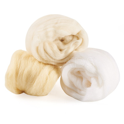 60G 3 Colors Wool Roving DIY-BG0001-68B-1