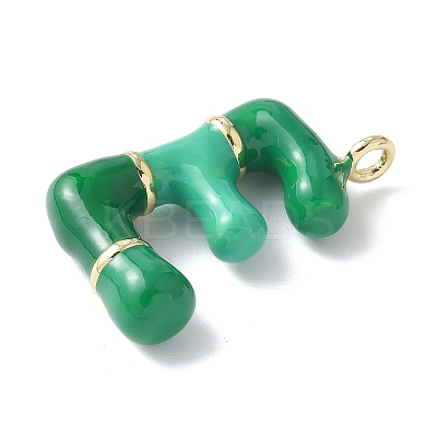 Brass Enamel Pendants KK-E093-03G-E-01-1