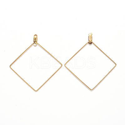 PVD Vacuum Plating 304 Stainless Steel Wire Pendants LS-STAS-S103-10G-1