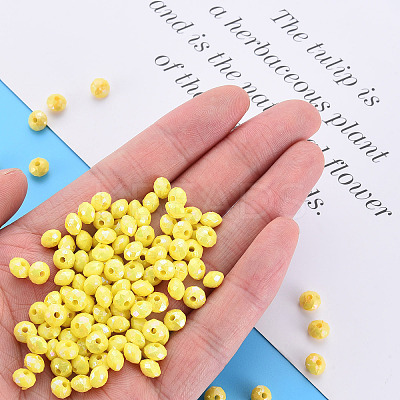 Opaque Acrylic Beads LS-MACR-Q239-018C-02-1
