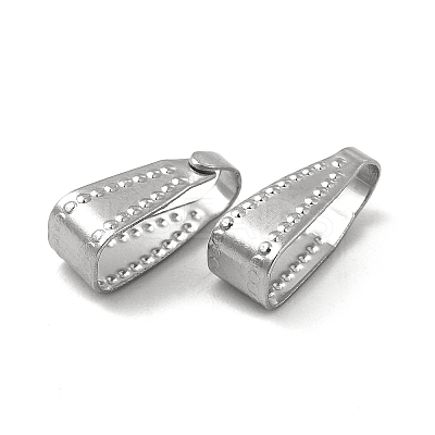Non-Tarnish 304 Stainless Steel Snap on Bails STAS-P319-17P-1