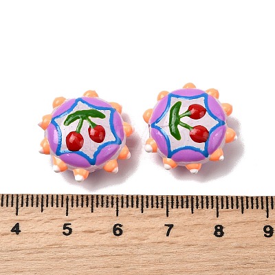 Baking Paint Glass Enamel Beads LAMP-K039-34L-1