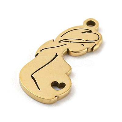 Mother's Day 201 Stainless Steel Pendants STAS-H188-01C-G-1