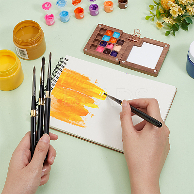 Portable Watercolor Supplies Set AJEW-PH0011-28-1