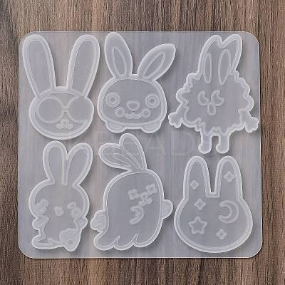 Animal Hair Clips Cabochon Silicone Molds DIY-Q033-03A-1