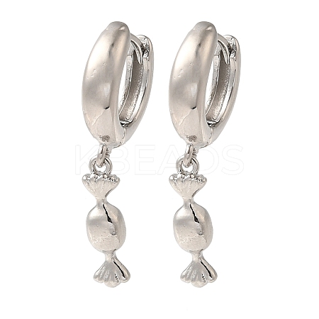 Rack Plating Brass Hoop Earrings EJEW-B062-45P-1