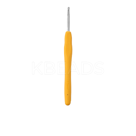 TPR Handle Aluminum Crochet Hook Needles TOOL-K016-05D-1