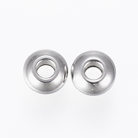 Tarnish Resistant 201 Stainless Steel Spacer Beads STAS-H410-12P-C-1