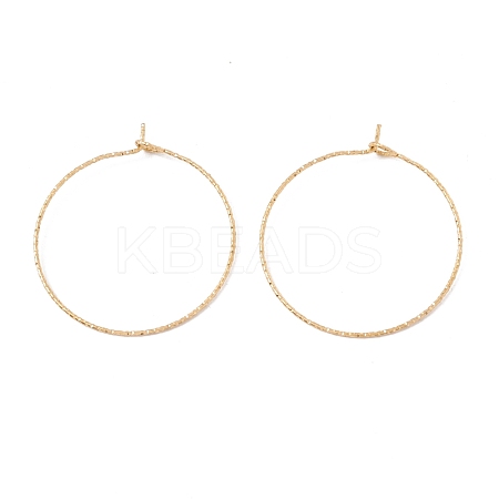 Ion Plating(IP) 316 Surgical Stainless Steel Hoop Earrings Findings STAS-D183-02G-03-1