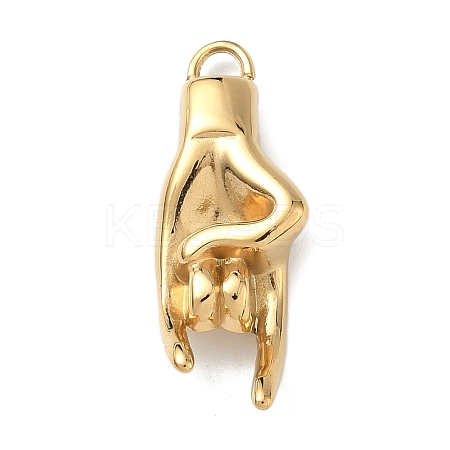 304 Stainless Steel Pendants Ion Plating(IP) X-STAS-P423-07G-1