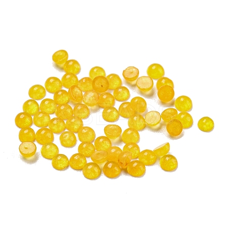 Natural White Jade Dyed Cabochons G-H309-02-06-1