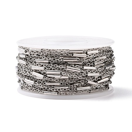 Tarnish Resistant Handmade 304 Stainless Steel Cable Chains CHS-G003-11P-A-1
