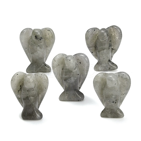 Natural Labradorite Gemstone Carved Angle Figurines GG-CBA8396-A10-1