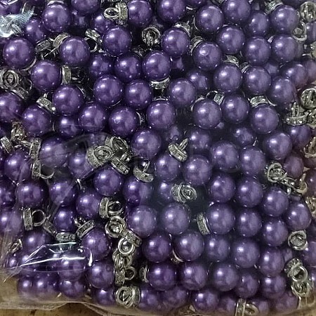ABS Plastic Imitation Pearl Charms KY-TAC0011-03P-02-1