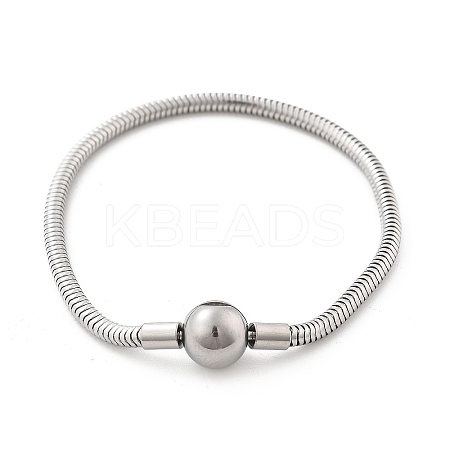 304 Stainless Steel Bracelets BJEW-M079-01P-02-1