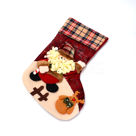 Christmas Socks Gift Bags HJEW-SZC0003-01A-1