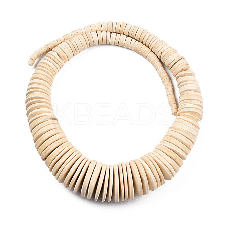 Coconut Beads Strands COCB-Q001-1-1