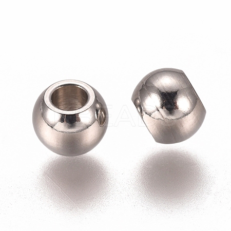 Tarnish Resistant 201 Stainless Steel Spacer Beads STAS-I137-01F-P-1