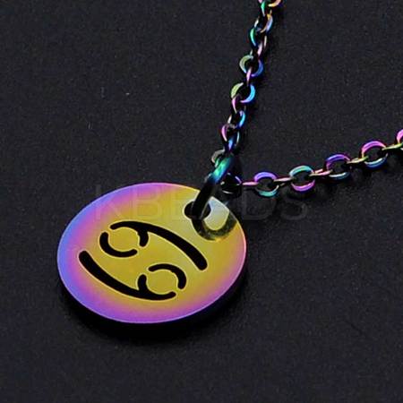 201 Stainless Steel Pendants Necklaces NJEW-S105-JN627-4-1