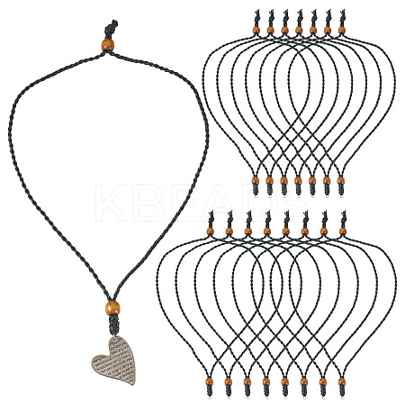 Adjustable Waxed Polyester Cord Necklace Making NJEW-TAC0030-1