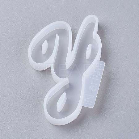 Letter DIY Silicone Molds DIY-I034-08Y-1