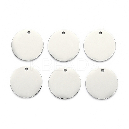 Non-Tarnish 304 Stainless Steel Stamping Blank Tag Mirror Polished Finish Pendants LS-STAS-L220-04P-A-1