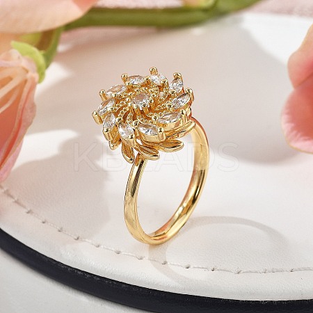 Rotatable Finger Rings for Women RJEW-B115-01G-03-1