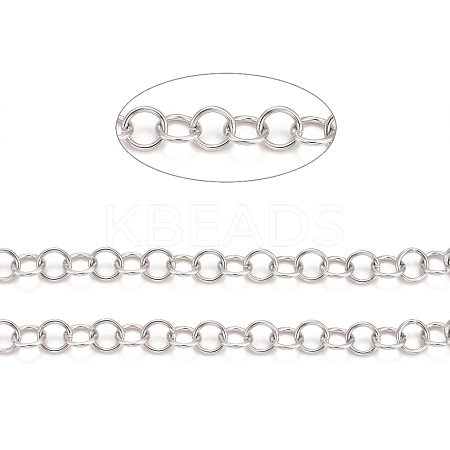 Tarnish Resistant 304 Stainless Steel Rolo Chains CHS-F011-08D-P-1