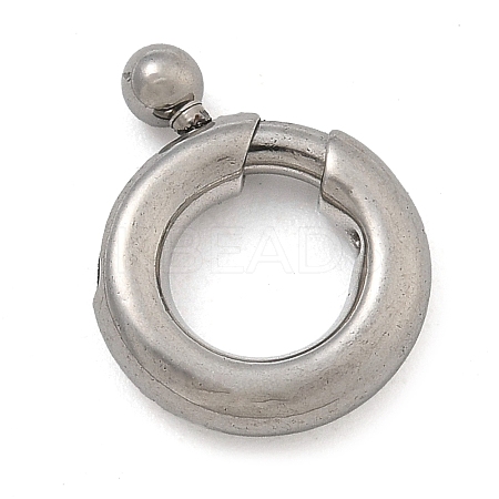 304 Stainless Steel Spring Gate Rings LS-STAS-M084-11C-1