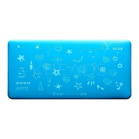 Stainless Steel Nail Art Stamping Plates MRMJ-Q068-009-1