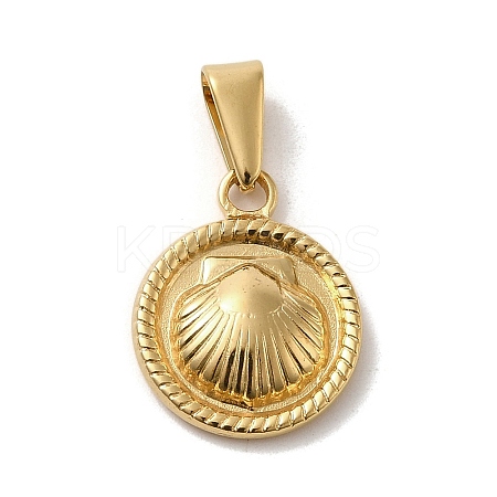 PVD Vacuum Plating 304 Stainless Steel Pendants STAS-B053-27G-1