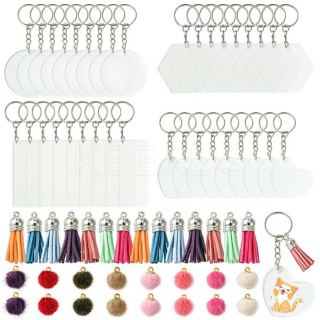 DIY Blank Keychain Making Kit DIY-FS0005-25-1