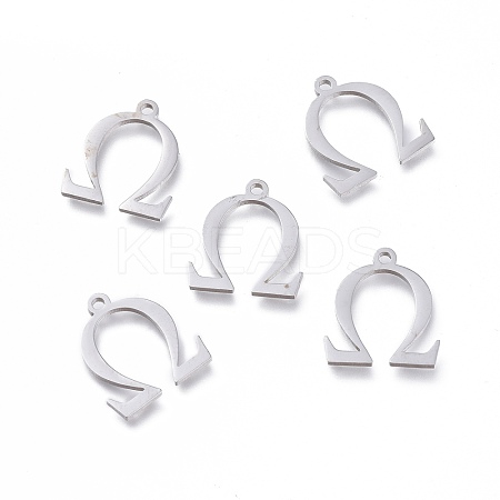 Tarnish Resistant 304 Stainless Steel Charms STAS-K215-13P-1