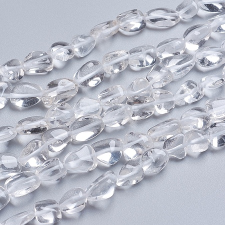 Natural Quartz Crystal Beads Strands G-G841-A12-1