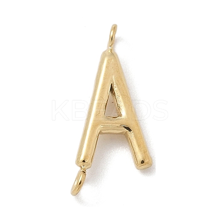 304 Stainless Steel Letter Connector Charms LS-STAS-M108-01G-01-1