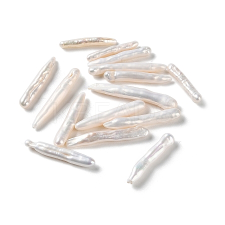 Natural Keshi Pearl Cultured Freshwater Pearl Beads PEAR-E020-34-1
