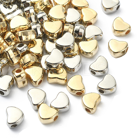 100Pcs 2 Colors CCB Plastic Bead KY-CJ0001-64-1