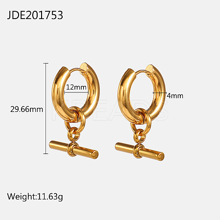 304 Stainless Steel Hoop Earrings FS-WG1861C-08-1