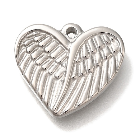 Anti-Tarnish 304 Stainless Steel Pendants STAS-P371-096F-P-1