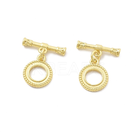Brass Toggle Clasps KK-A223-34G-1