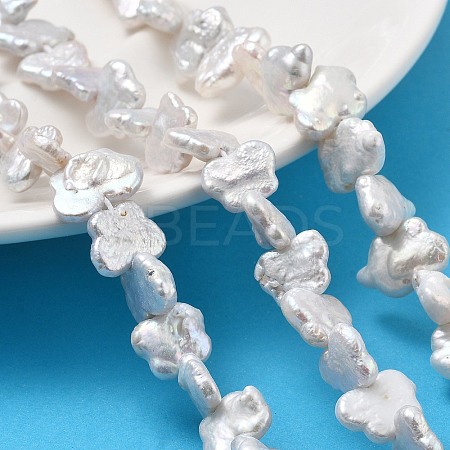 Natural Baroque Keshi Pearl Beads Strands PEAR-P064-15A-01A-1