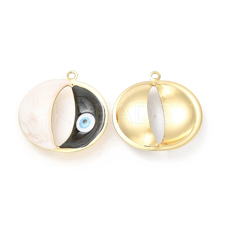 Brass Pendants KK-E075-06G-10-1