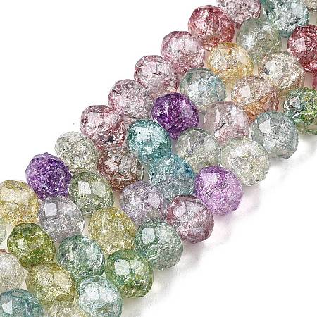 Transparent Glass Beads Strands X-GLAA-T023-4mm-A15-1