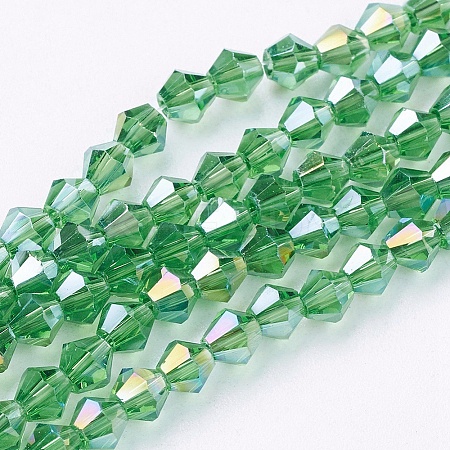 Glass Beads Strands EGLA-S056-06-1