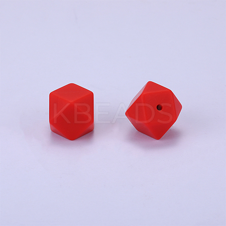 Hexagonal Silicone Beads SI-JX0020A-52-1