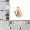 Brass Micro Pave Cubic Zirconia Pendants KK-D283-19G-3