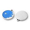 304 Stainless Steel Enamel Charms STAS-M102-22P-05-2