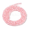 Baking Electroplate Glass Beads Strands LS-DGLA-A039-J4mm-B08-2